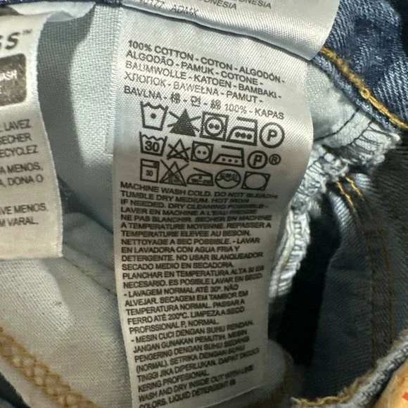 Levis 517 Mens Bootcut Jeans Size 32 Medium Wash Blue Denim Slim Fit - Picture 6 of 11